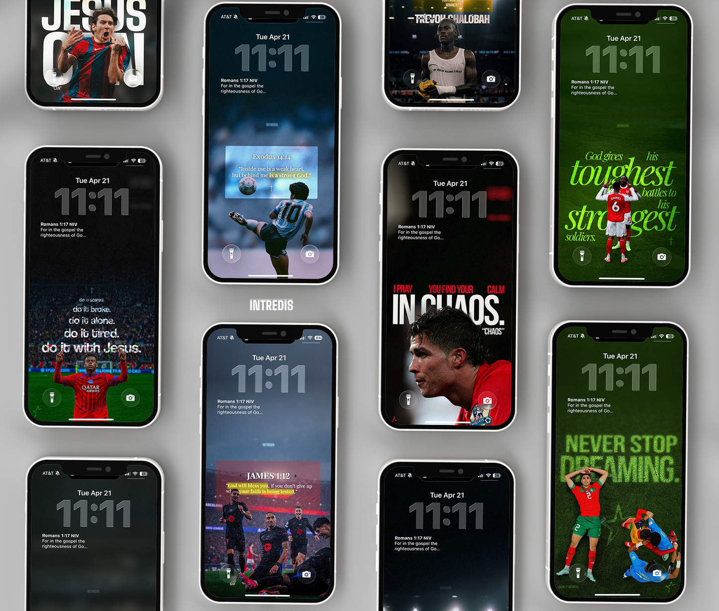 iPhone Soccer Wallpapers — 100+ Pack | Intredis